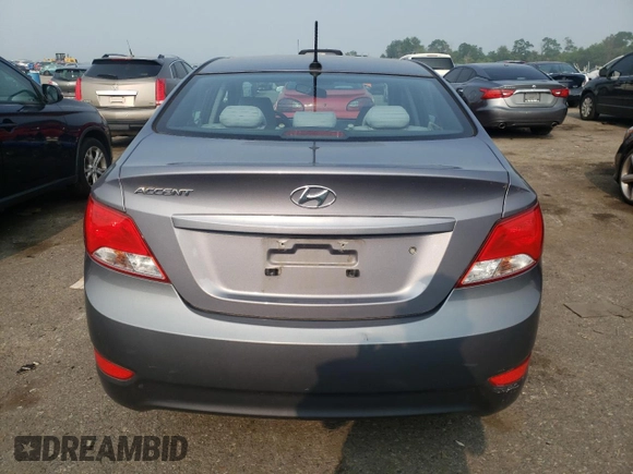 2017 Hyundai Accent SE with VIN KMHCT4AE8HU292258, listed as a Copart auction lot 58053353 with 26,635 mi miles. Bid and sale history available at carsss.com. Image 6.