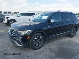 2024 Volkswagen Tiguan with VIN 3VVTB7AX6RM218502, listed as a IAAI auction lot 42063327 with 7,280 mi miles and . Bid and sale history available at DreamBid. Image 18.