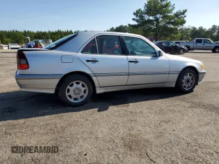 2000 Mercedes-Benz C 230 Kompressor with VIN WDBHA24G5YA855851, listed as a Copart auction lot 59222905 with Not provided miles and Salvage title. Bid and sale history available at DreamBid. Image 3.