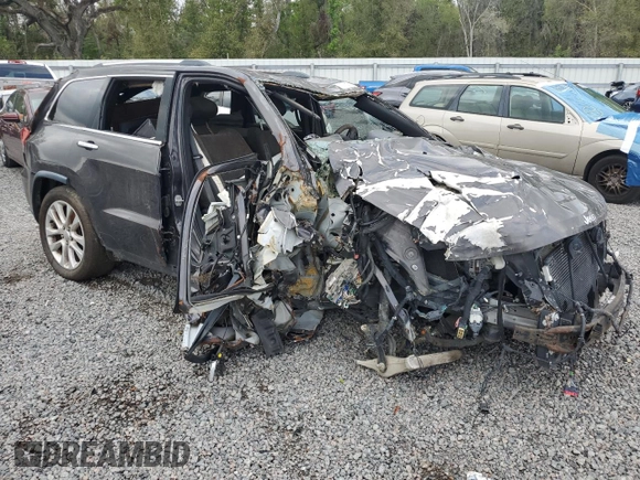 2017 Jeep Grand Cherokee Limited with VIN 1C4RJEBGXHC712537, listed as a Copart auction lot 47727505 with 0 mi miles and Salvage Title. Bid and sale history available at carsss.com. Image 4.