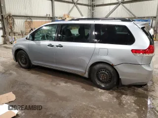 2011 Toyota Sienna with VIN 5TDZK3DC3BS143578, listed as a Copart auction lot 51140645 with 245,448 mi miles and Salvage Title. Bid and sale history available at carsss.com. Image 2.