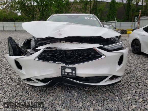 2022 Acura MDX with VIN 5J8YE1H36NL022312, listed as a Copart auction lot 57847005 with 15,625 mi miles and Salvage title. Bid and sale history available at DreamBid. Image 5.