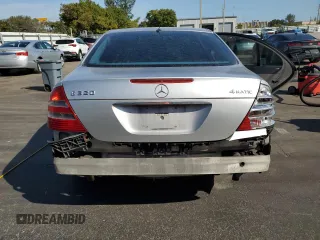 2005 Mercedes-Benz E 320 with VIN WDBUF82J15X175990, listed as a Copart auction lot 43189765 with 204,471 mi miles and Salvage Title. Bid and sale history available at DreamBid. Image 6.