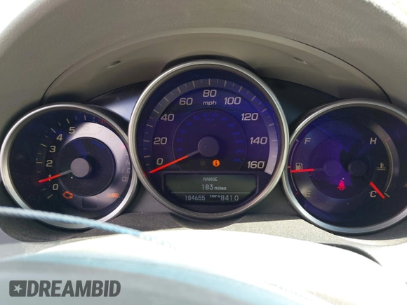 2006 Acura RL with VIN JH4KB16576C007898, listed as a IAAI auction lot 42690972 with 184,655 mi miles and . Bid and sale history available at DreamBid. Image 7.