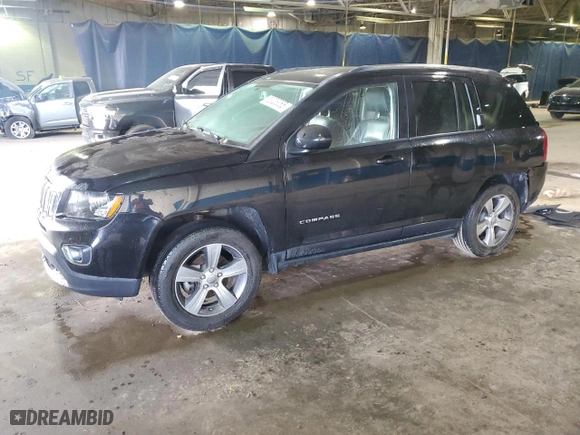 2016 Jeep Compass High Altitude Edition with VIN 1C4NJDEB1GD708457, listed as a Copart auction lot 53028065 with 67,549 mi miles and Salvage Title. Bid and sale history available at carsss.com. Image 1.