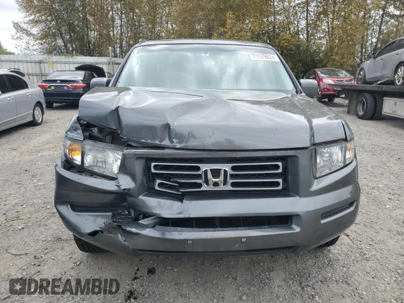 2007 Honda Ridgeline RTL w/Leather with VIN 2HJYK16587H501001, listed as a Copart auction lot 71579024 with 129,398 mi miles and Salvage Title. Bid and sale history available at carsss.com. Image 5.