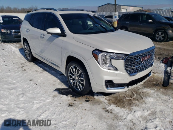 2024 GMC Terrain Denali with VIN 3GKALXEG9RL248701, listed as a Copart auction lot 45348185 with 9,184 mi miles and Non repairable. Bid and sale history available at DreamBid. Image 4.
