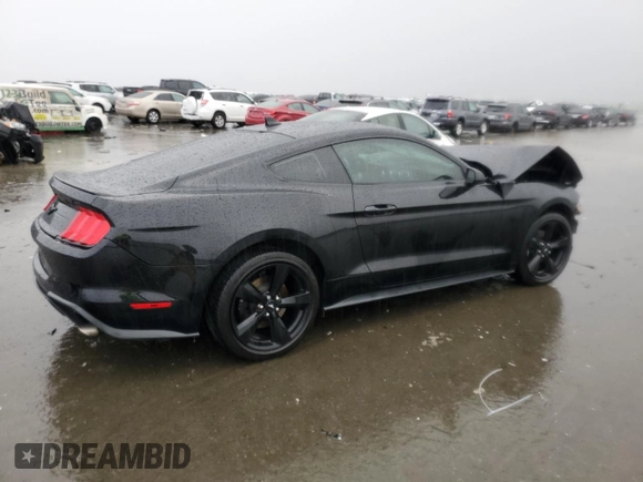 2021 Ford Mustang EcoBoost with VIN 1FA6P8THXM5110929, listed as a Copart auction lot 45425395 with 73,587 mi miles and Salvage Title. Bid and sale history available at carsss.com. Image 3.