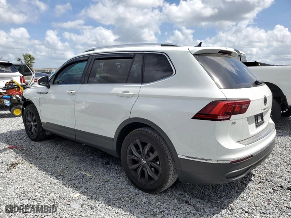 2022 Volkswagen Tiguan SE with VIN 3VV3B7AX8NM056737, listed as a Copart auction lot 51582055 with 34,986 mi miles and Non Repairable. Bid and sale history available at carsss.com. Image 2.