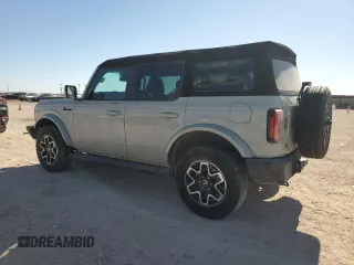 2023 Ford Bronco with VIN 1FMDE5DH3PLA99174, listed as a Copart auction lot 43854195 with 15,537 mi miles and Salvage Title. Bid and sale history available at carsss.com. Image 2.