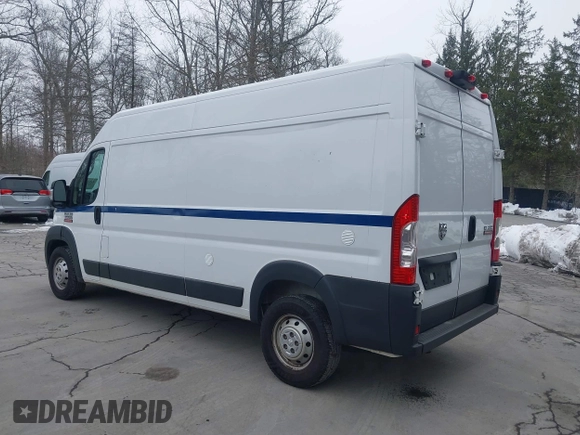 2018 Ram ProMaster Cargo with VIN 3C6URVHG7JE116351, listed as a IAAI auction lot 41564858 with 64,651 mi miles and . Bid and sale history available at DreamBid. Image 3.