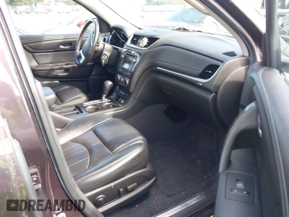 2016 Chevrolet Traverse LTZ with VIN 1GNKVJKDXGJ110887, listed as a IAAI auction lot 41981177 with 119,592 mi miles and . Bid and sale history available at DreamBid. Image 5.