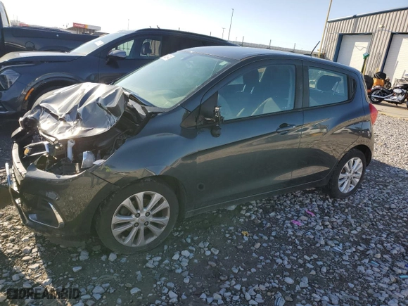 2017 Chevrolet Spark LT with VIN KL8CD6SAXHC840560, listed as a Copart auction lot 83486344 with 0 mi miles and Salvage Title. Bid and sale history available at carsss.com. Image 1.