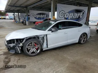 2019 Audi S5 Sportback Prestige z VIN WAUC4CF52KA081860, wystawiony jako Copart lot #59637305 z przebiegiem 59 970 mil mil oraz Szkoda całkowita • Salvage title. Historia ofert i sprzedaży dostępna na DreamBid. Obrazek 1.