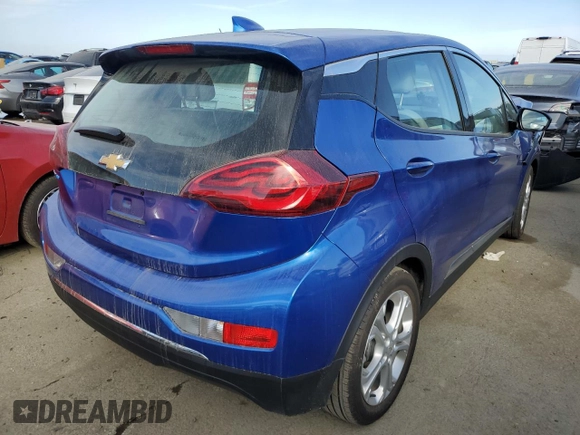 2021 Chevrolet Bolt EV LT with VIN 1G1FY6S07M4107153, listed as a Copart auction lot 40770513 with 8,122 mi miles. Bid and sale history available at carsss.com. Image 3.