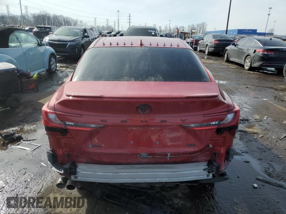 2025 Toyota Camry LE with VIN 4T1DAACK9SU001561, listed as a Copart auction lot 46594125 with Not Provided miles and Salvage Title. Bid and sale history available at carsss.com. Image 6.