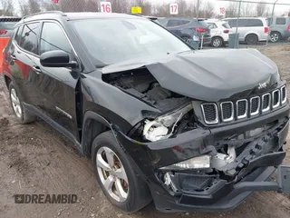 2018 Jeep Compass Altitude with VIN 3C4NJDBB2JT108035, listed as a IAAI auction lot 42013400 with 179,886 mi miles and . Bid and sale history available at carsss.com. Image 1.
