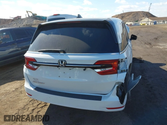 2023 Honda Odyssey EX-L with VIN 5FNRL6H60PB056011, listed as a IAAI auction lot 41667196 with 79,893 mi miles. Bid and sale history available at carsss.com. Image 16.