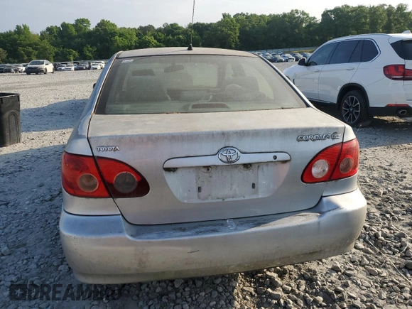 2008 Toyota Corolla CE with VIN 1NXBR32EX8Z969863, listed as a Copart auction lot 55164615 with Not Provided miles and Clean Title. Bid and sale history available at DreamBid. Image 6.