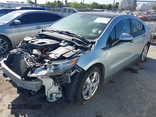 2012 Chevrolet Volt with VIN 1G1RF6E43CU121650, listed as a IAAI auction lot 41915221 with Not Provided miles and . Bid and sale history available at carsss.com. Image 2.