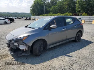 2023 Nissan LEAF SV Plus with VIN 1N4CZ1CV7PC553176, listed as a Copart auction lot 61508155 with Not provided miles and Salvage title. Bid and sale history available at DreamBid. Image 1.