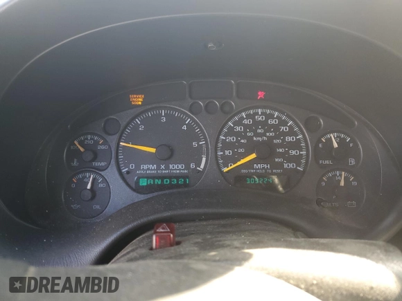 2000 GMC Sonoma with VIN 1GTDT14W8Y8313288, listed as a Copart auction lot 47313605 with 309,224 mi miles and Salvage Title. Bid and sale history available at DreamBid. Image 9.