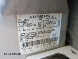 2016 Ford F-350 Platinum with VIN 1FT8W3BT3GEA49457, listed as a Copart auction lot 60331625 with Not provided miles and Salvage title. Bid and sale history available at DreamBid. Image 12.