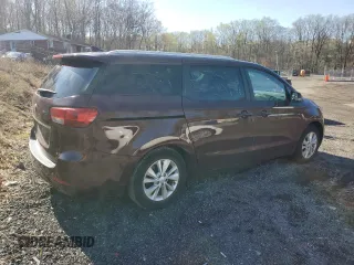 2016 Kia Sedona LX with VIN KNDMB5C14G6092198, listed as a Copart auction lot 51448375 with 123,886 mi miles and Clean Title. Bid and sale history available at carsss.com. Image 3.