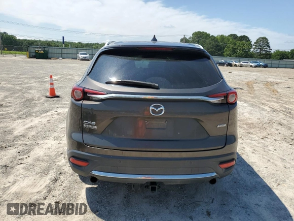 2018 Mazda CX-9 Grand Touring with VIN JM3TCADY1J0212568, listed as a Copart auction lot 60195385 with 151,099 mi miles and Salvage title. Bid and sale history available at DreamBid. Image 6.