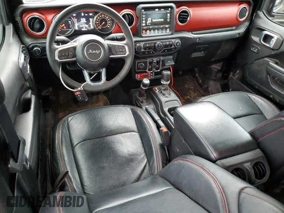 2023 Jeep Gladiator Rubicon with VIN 1C6JJTBG6PL500516, listed as a Copart auction lot 43432015 with 107,096 mi miles and Salvage title. Bid and sale history available at DreamBid. Image 8.