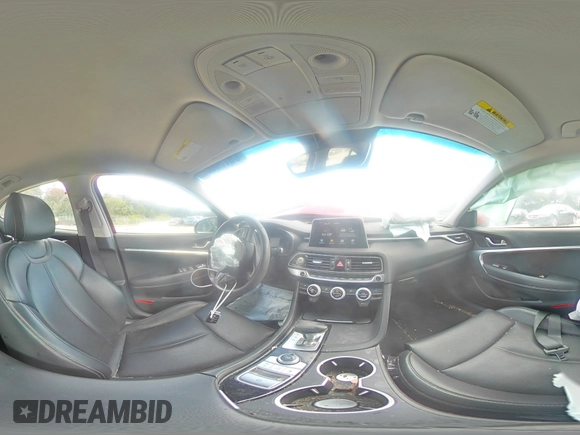 2020 Genesis G70 2.0T with VIN KMTG64LA4LU046602, listed as a Copart auction lot 68561854 with 45,490 mi miles and Salvage Title. Bid and sale history available at carsss.com. Image 13.