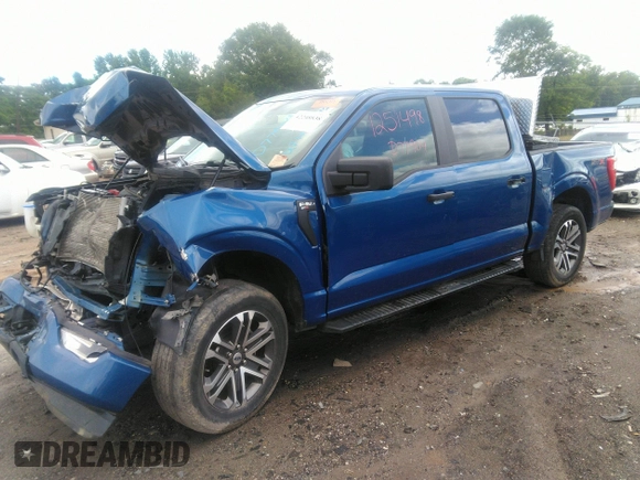 2022 Ford F-150 XL with VIN 1FTEW1EP3NKD77904, listed as a IAAI auction lot 42248838 with 88,961 mi miles and . Bid and sale history available at DreamBid. Image 17.