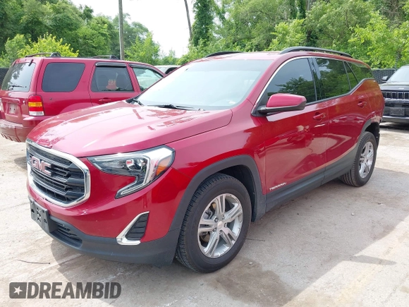 2019 GMC Terrain SLE z VIN 3GKALTEV9KL315892, wystawiony jako IAAI lot #42488363 z przebiegiem 103 869 mil mil oraz . Historia ofert i sprzedaży dostępna na DreamBid. Obrazek 2.