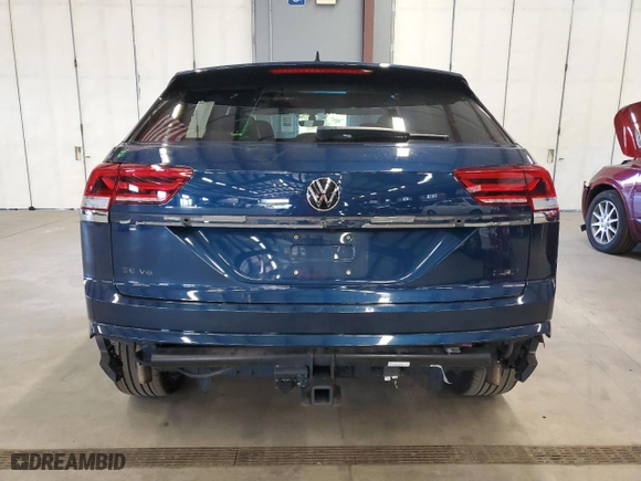 2021 Volkswagen Atlas Cross Sport 3.6L V6 SE w/Technology R-Line with VIN 1V2RE2CA4MC203758, listed as a Copart auction lot 75202544 with 35,000 mi miles and Salvage Title. Bid and sale history available at carsss.com. Image 6.