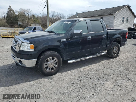 2008 Ford F-150 XL with VIN 1FTRW14W58FA51271, listed as a Copart auction lot 50813415 with 190,108 mi miles and Clean title. Bid and sale history available at DreamBid. Image 1.