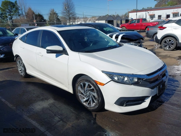 2016 Honda Civic Sedan EX with VIN 19XFC2F77GE214275, listed as a IAAI auction lot 41812843 with 85,850 mi miles. Bid and sale history available at carsss.com. Image 1.