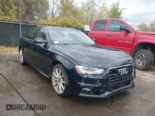 2016 Audi A4 Premium with VIN WAUBFAFL5GN011181, listed as a IAAI auction lot 40725757 with 86,435 mi miles. Bid and sale history available at carsss.com. Image 1.