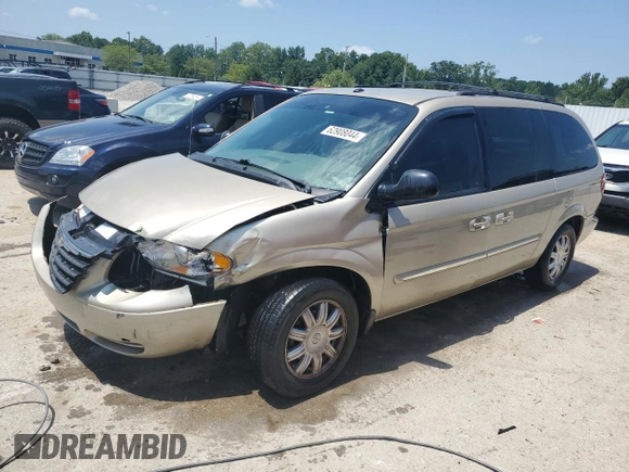 2006 Chrysler Town & Country LWB Touring with VIN 2A8GP54L26R887653, listed as a Copart auction lot 62908044 with 193,608 mi miles and Non Repairable. Bid and sale history available at carsss.com. Image 1.