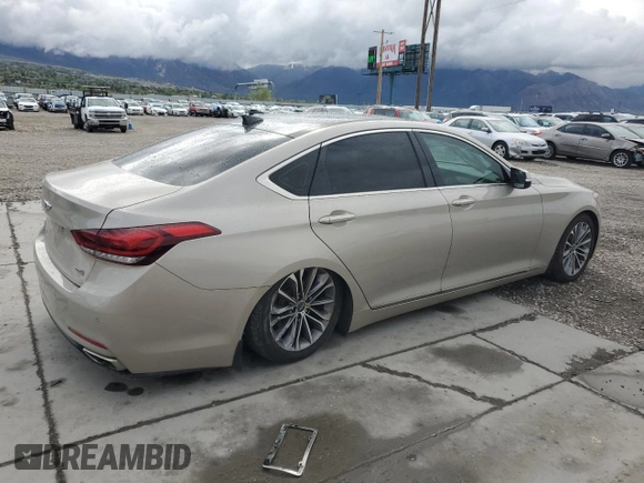 2015 Hyundai Genesis 3.8L z VIN KMHGN4JEXFU041783, wystawiony jako Copart lot #54870485 z przebiegiem 142 146 mil mil oraz Szkoda całkowita • Salvage title. Historia ofert i sprzedaży dostępna na DreamBid. Obrazek 3.