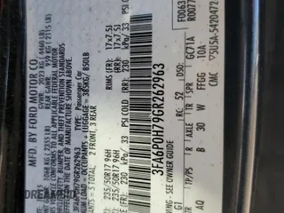 2016 Ford Fusion SE с VIN 3FA6P0H79GR262963, выставлен на аукционе Copart как лот 57665955 с пробегом 89 167 миль миль и Списание • Salvage title. История ставок и продаж доступна на DreamBid. Изображение 12.
