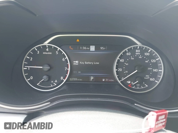 2021 Nissan Maxima SV with VIN 1N4AA6CV2MC511005, listed as a IAAI auction lot 42386750 with 53,789 mi miles and . Bid and sale history available at DreamBid. Image 15.