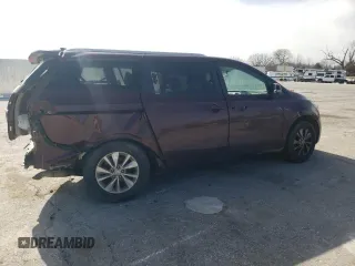 2015 Kia Sedona LX with VIN KNDMB5C12F6058887, listed as a Copart auction lot 49996485 with 146,381 mi miles and Salvage Title. Bid and sale history available at carsss.com. Image 3.