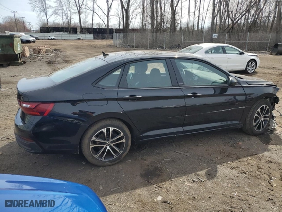 2024 Volkswagen Jetta Sport with VIN 3VWBM7BU8RM045295, listed as a Copart auction lot 50992765 with 11,860 mi miles and Salvage Title. Bid and sale history available at carsss.com. Image 3.