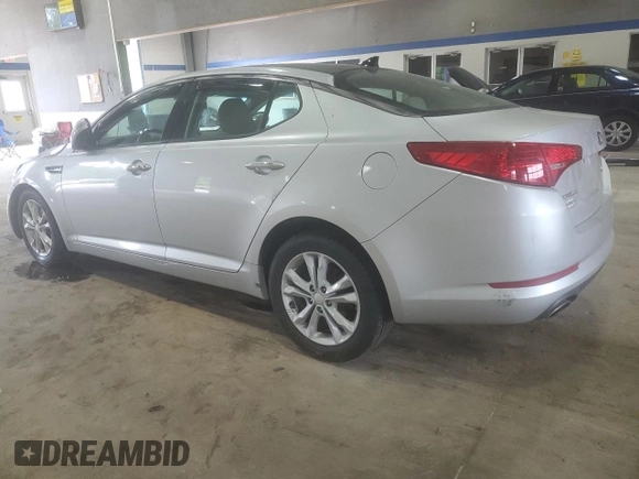2013 Kia Optima EX with VIN 5XXGN4A7XDG168459, listed as a Copart auction lot 56117545 with 123,631 mi miles and Salvage title. Bid and sale history available at DreamBid. Image 2.
