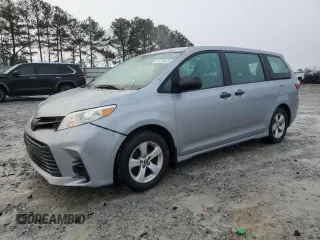 2018 Toyota Sienna L with VIN 5TDZZ3DC0JS926500, listed as a Copart auction lot 45276025 with 185,907 mi miles and Salvage Title. Bid and sale history available at carsss.com. Image 1.