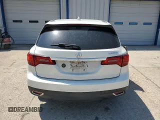 2015 Acura MDX Technology with VIN 5FRYD3H48FB004581, listed as a Copart auction lot 55024755 with 103,556 mi miles and Salvage title. Bid and sale history available at DreamBid. Image 6.