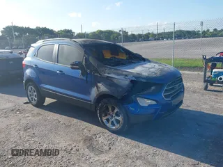 2019 Ford EcoSport SE z VIN MAJ3S2GE4KC297916, wystawiony jako IAAI lot #42114032 z przebiegiem Nie podano mil oraz . Historia ofert i sprzedaży dostępna na DreamBid. Obrazek 1.