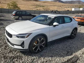 2021 Polestar 2 Launch Edition with VIN LPSED3KA9ML017586, listed as a Copart auction lot 74527864 with 31,568 mi miles and Salvage Title. Bid and sale history available at carsss.com. Image 1.