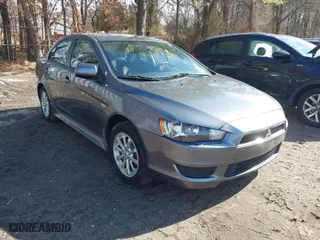 2010 Mitsubishi Lancer ES with VIN JA32U2FU9AU024373, listed as a IAAI auction lot 41568301 with 99,088 mi miles. Bid and sale history available at carsss.com. Image 1.