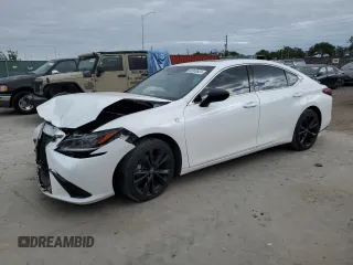 2021 Lexus ES with VIN 58AHZ1B12MU104576, listed as a Copart auction lot 80950664 with 41,783 mi miles and Non Repairable. Bid and sale history available at carsss.com. Image 1.